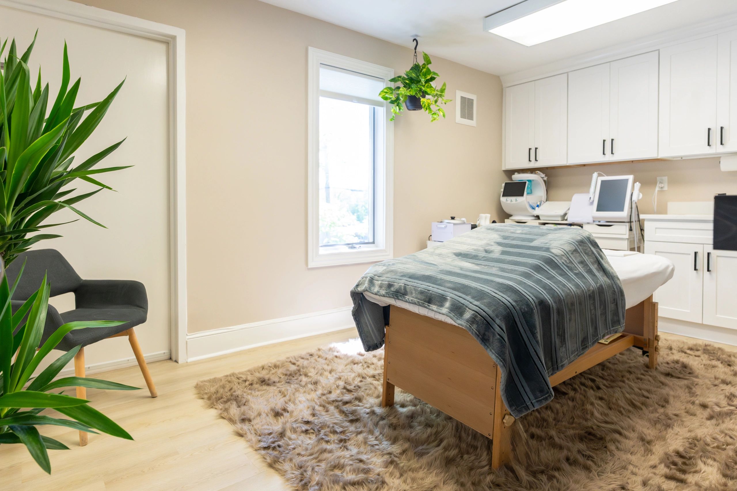 holistic wellness studio interior